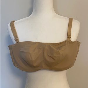 Lane Bryant unlined multiway strapless bandeau bra